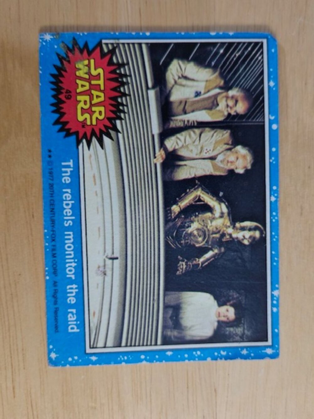 TOPPS 1977 The Rebels Defend The Raid #49 Card